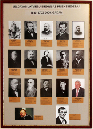 Jelgavas Latviešu biedrības valdes priekšsēdētāji